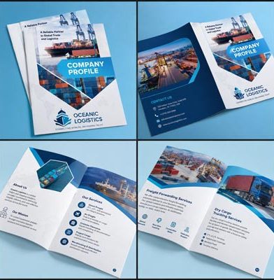 Logistic Company Profile designs